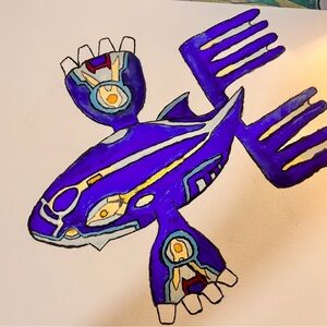 This is an art piece of a gorgeous pokemon I painted by hand